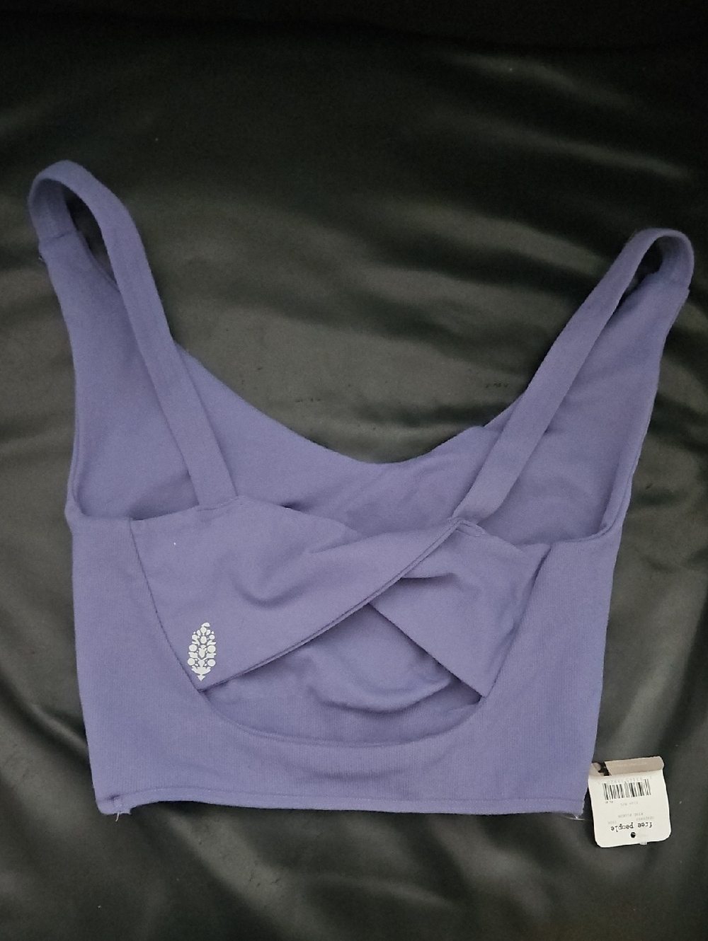Free People Movement Seamless Be First Top Slate Blue M/L $58 | FF-024 NWT